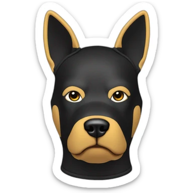 Neoprene K9 Hood Puppy mask sticker