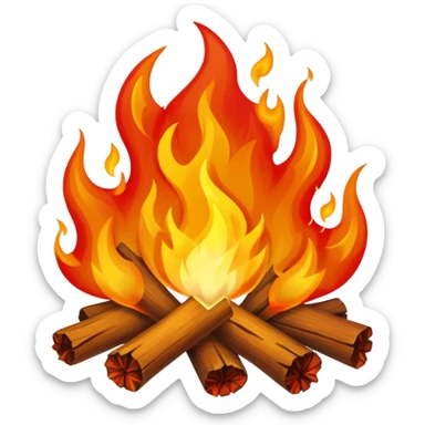 bonfire sticker