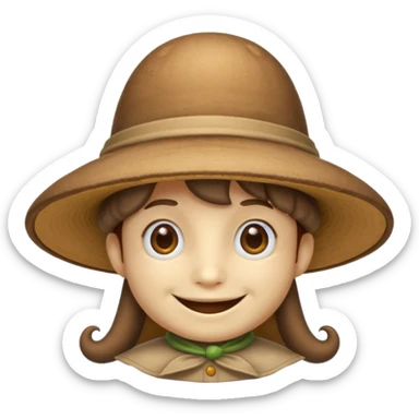 Mushroom person  sticker