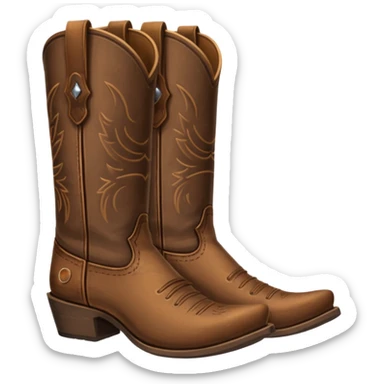 western boots sticker