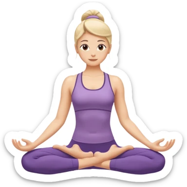 Yoga sticker