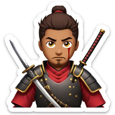Battle-Ready Samurai sticker