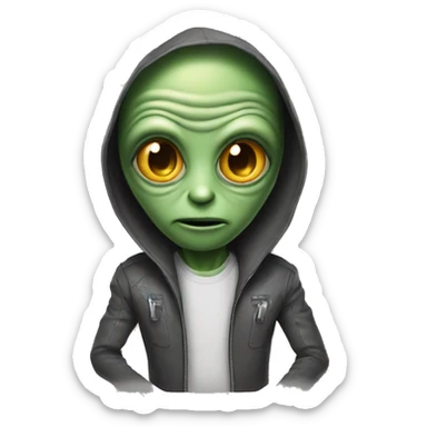 alien sticker