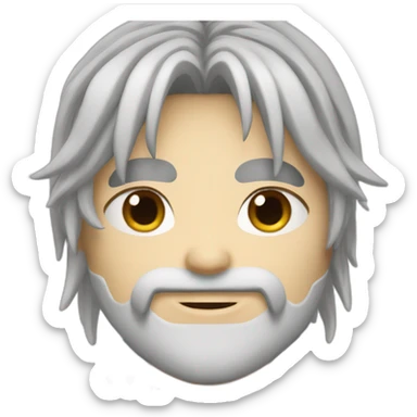 Personnage d'animation japonaise sticker