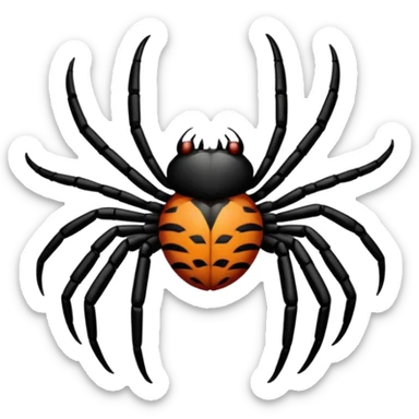 ventanas con telaraña sticker