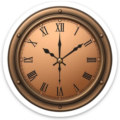 symbole du temps qui passe sticker