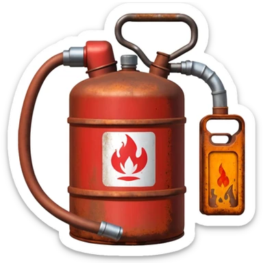 petrol canister sticker