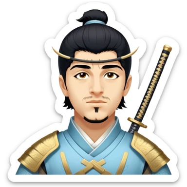 Elegant Samurai sticker