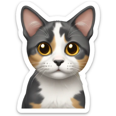 Dilute calico sticker