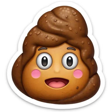 Poop emoji with SuperMicro logo sticker