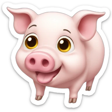 3 petits cochon sticker