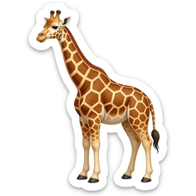 Giraffe sticker