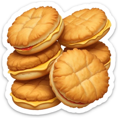 Buttermilk biscuits and chicken nuggets  sticker