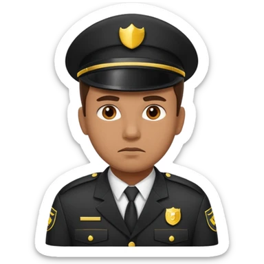 Security guard sticker