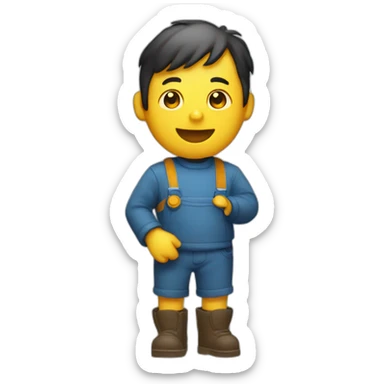 Radiator boy sticker