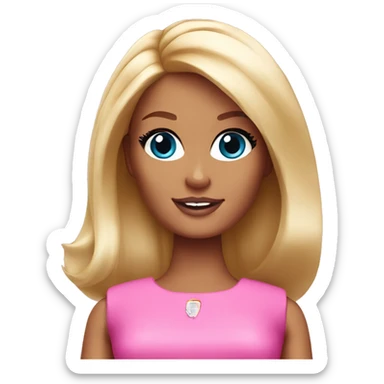 Barbie emoji  sticker