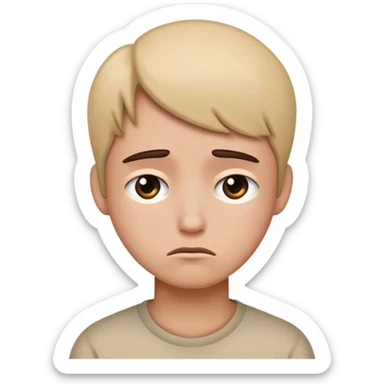 Feeling down sticker