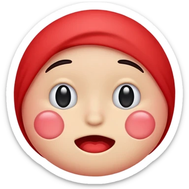 Ashamed emoji  sticker