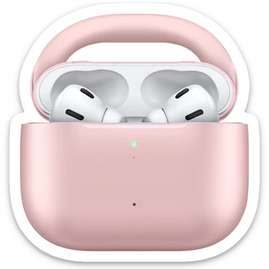 Airpods max light pink  sticker
