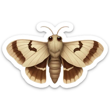Death moth sticker