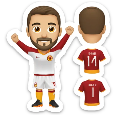 Galatasaray formasi giymis turk hakemi sticker