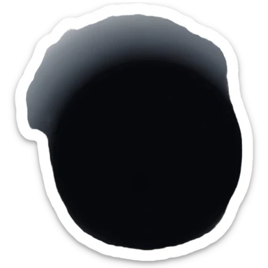 Black hole sticker