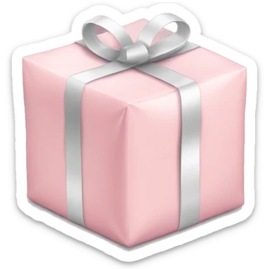 light pink package sticker