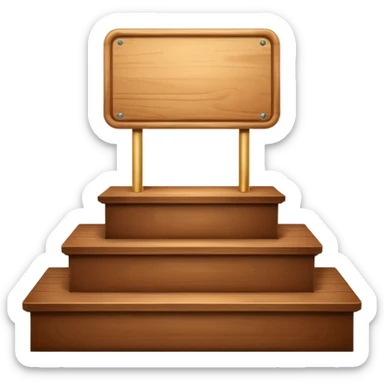 winner's podium sticker