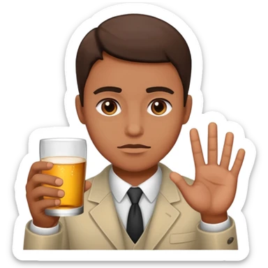 SAYING NO TO ALCOHOL sticker