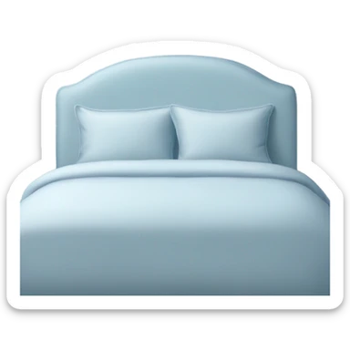 Light blue bed sticker