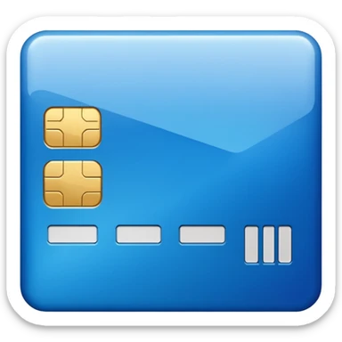Debit card emoji sticker