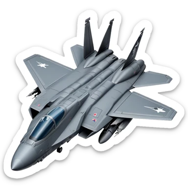 F-14 Tomcat - Grumman (Model Year: 2020) (stealth grey) sticker