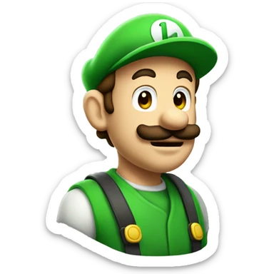Luigi sticker
