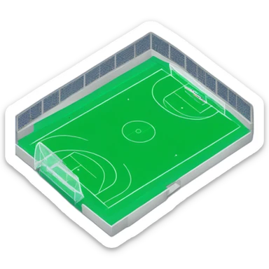 hockey field  sticker
