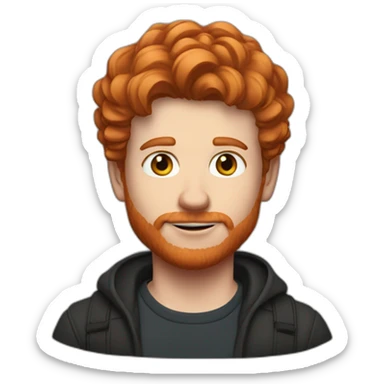 thomas crossman liverpool with ginger hair sticker