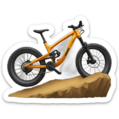 Dirt jump mountain bike sticker