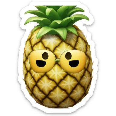 Pineapple Malibu sticker