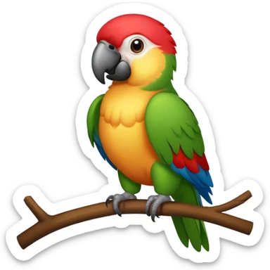 Parrot (🦜) doing like that 🫡 sticker