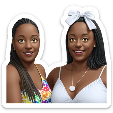 smiling group of friends sticker