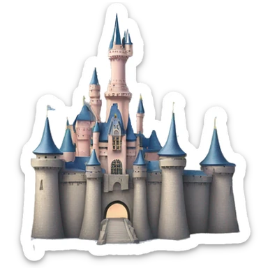 disney castle emoji  sticker