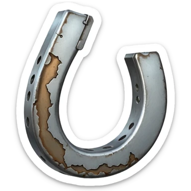 Horseshoe sticker