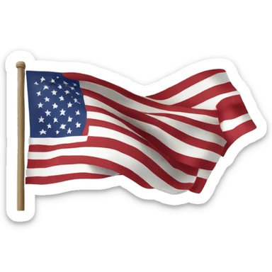 Usa bazaar flag sticker