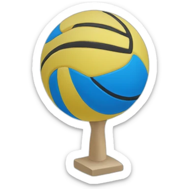 Voley playa sticker