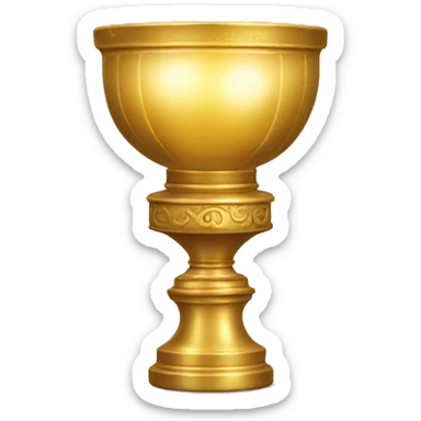 Gold oil lamp sticker