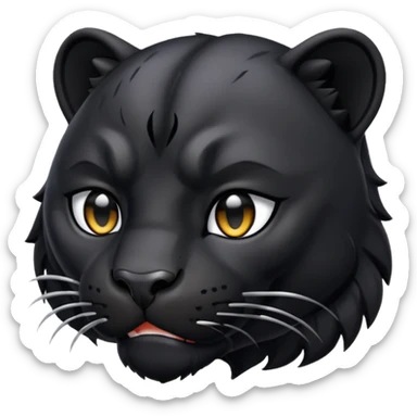 pantera negra sticker