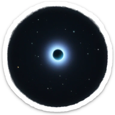 Interstellar Black hole sticker