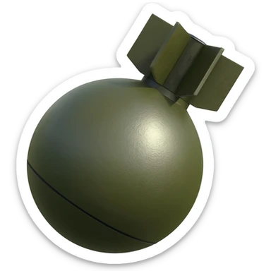 realystic air bomb sticker