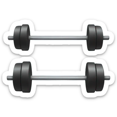 gym weights  sticker