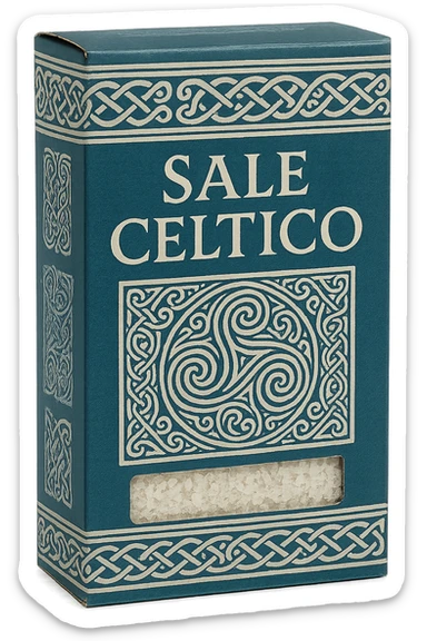 Sale celtico, scatola in italiano sticker