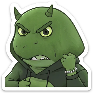 Someone angry  sticker